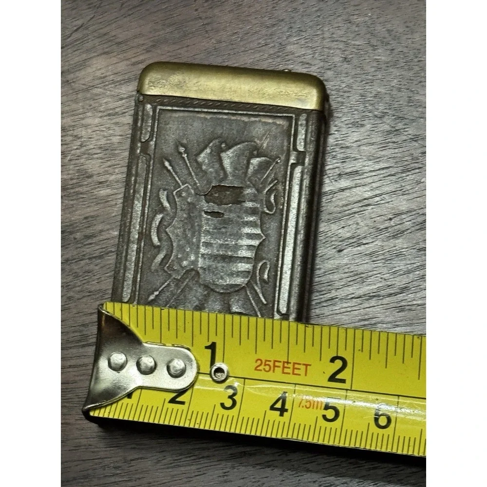 Vintage  Eagles/Flag/Shield Decorative Match Safe/ CASE / Vesta / Holder